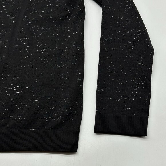 Lululemon Swiftly Tech Long Sleeve Breeze Size 8 Black / White Relaxed Fit Shirt - Picture 4 of 10